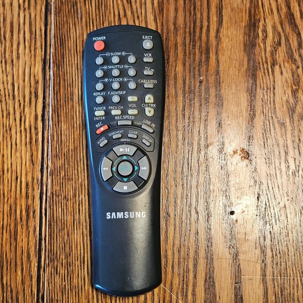 Samsung 00003A Remote Control‎ VCR TV Cable DSS Black AC64-50998A